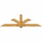 Ekena Millwork Redmond Rough Sawn Timber Gable Bracket, Western Red Cedar, 96"W x 28"H x 6"D x 6"F, 7/12 Pitch GBW096X28X0606RED00RWR - alternate 1
